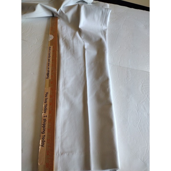 Spanx Pants Woman's M Classic White Slim Straight Silver Lining Technology - Picture 8 of 8